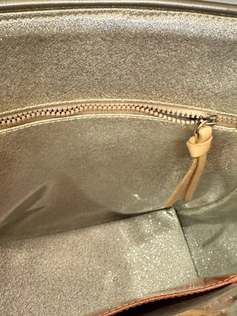 Consuela Nico Classic Tote Pink Blue Quilted Glitter Bag 13
